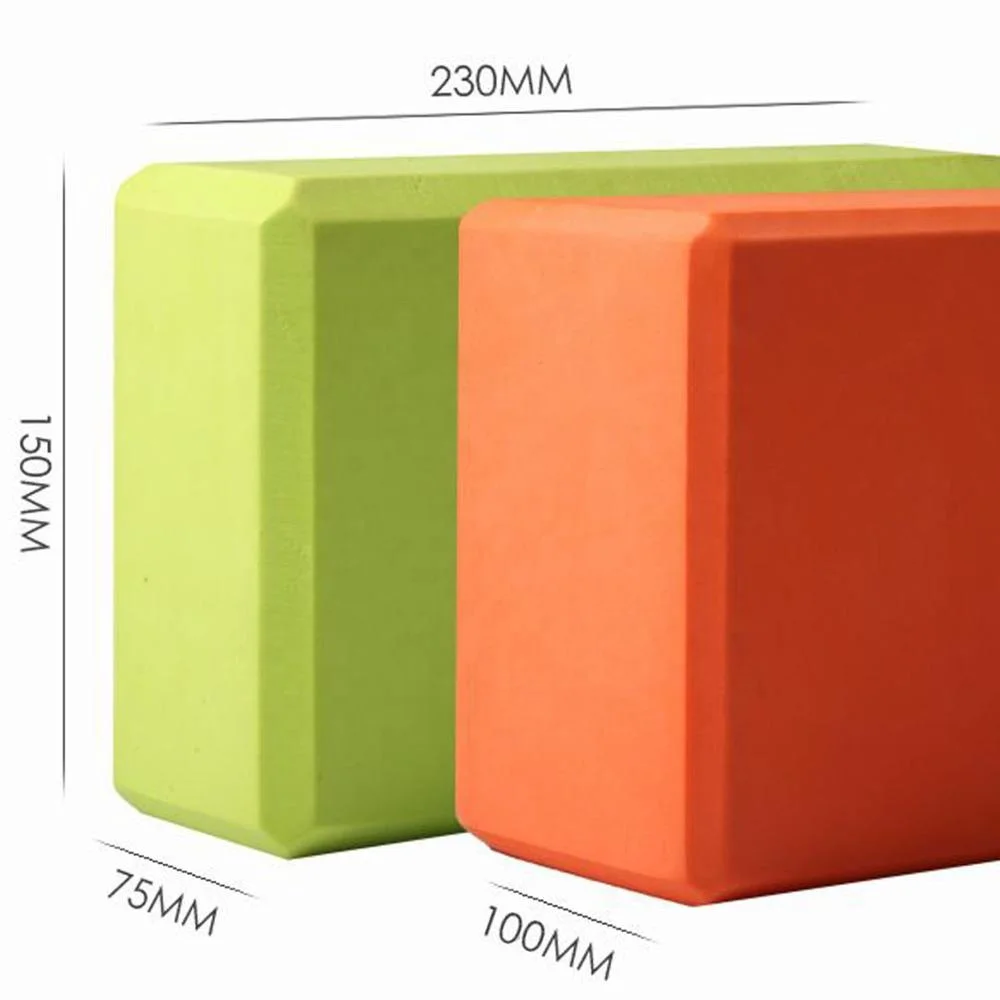 present by iyogasports high density foam yoga block both 3 inches and 4 inches foam yoga brick