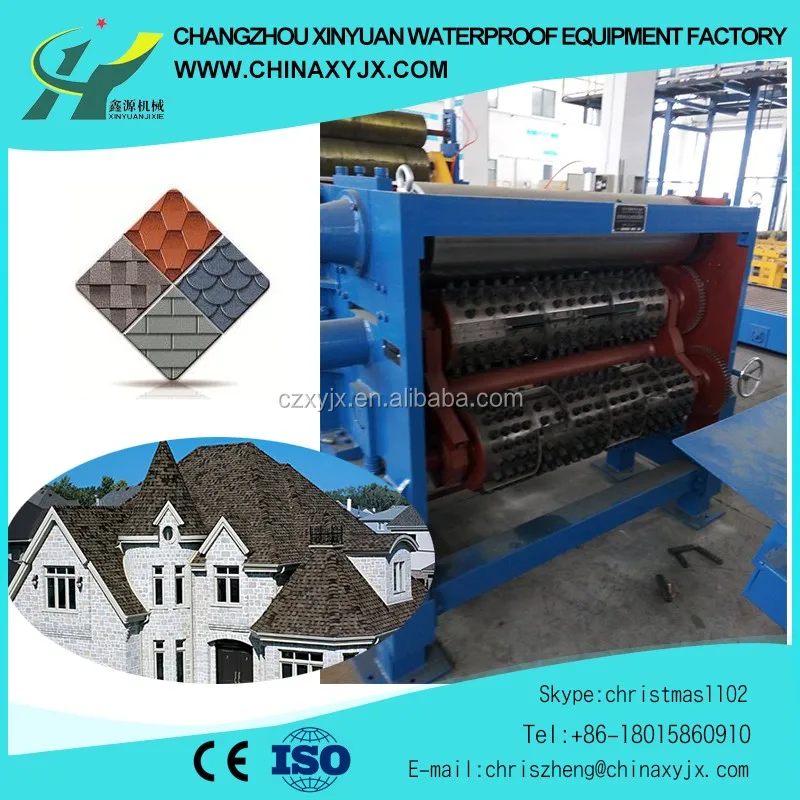 12 Colors Double Style Fiberglass Asphalt Roofing Shingles Building Materials For Construction Making Machine