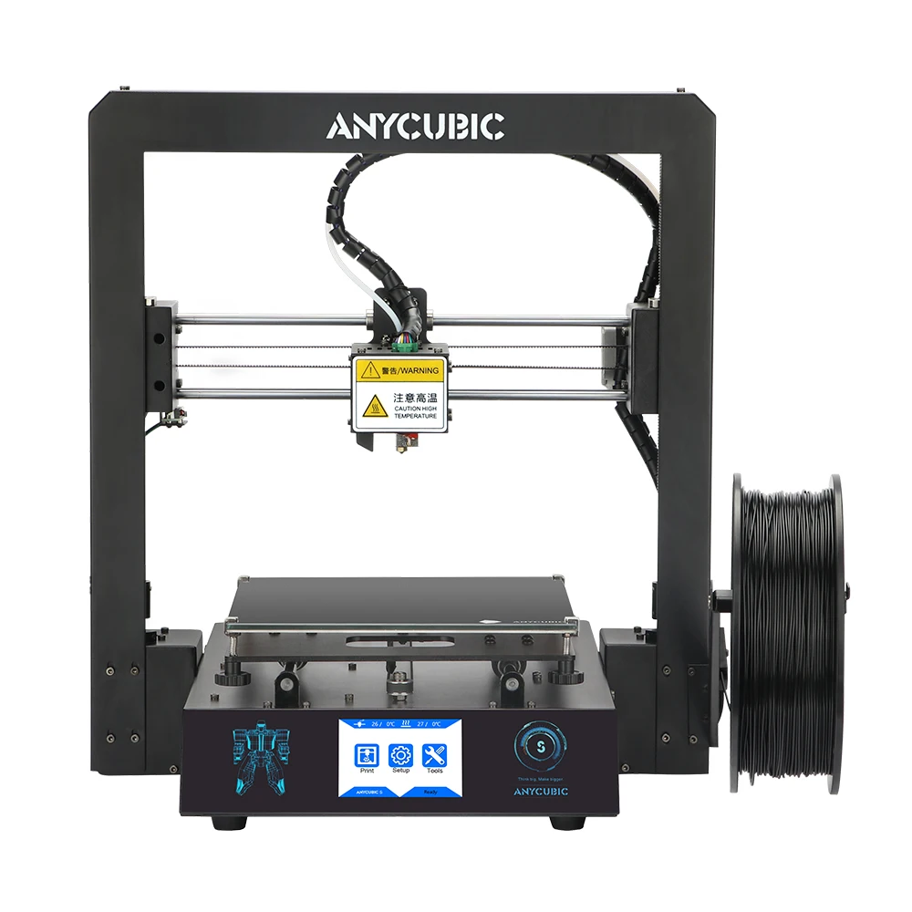 Цветной принтер Anycubic Mega S Bing, 3D нити, пла-печатные машины, FDM 3D-принтер
