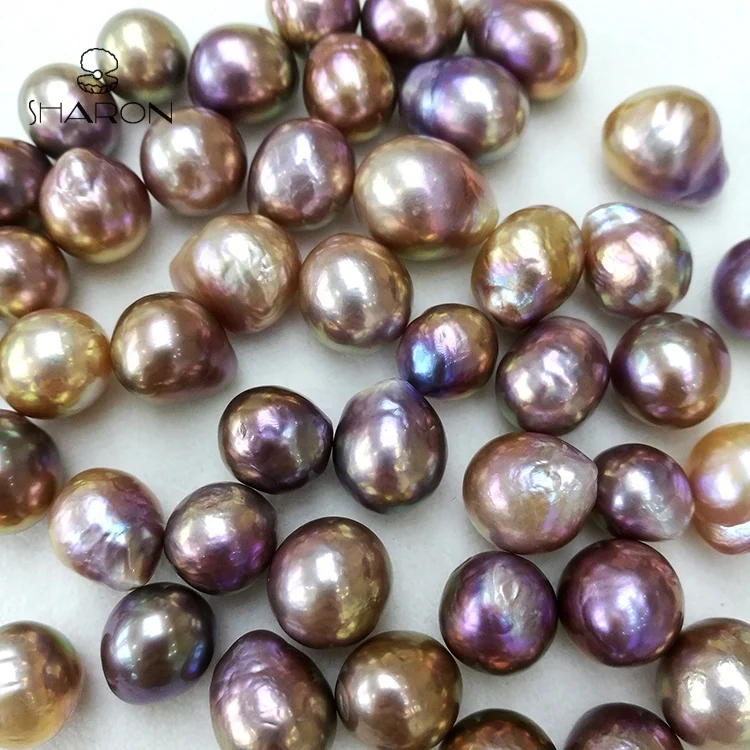 Wholesale 10-14mm AA High Quality Metal Color Natural Freshwater Edison Barque Loose Pearl