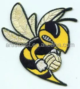High Quality Bee Stick On Garment Embroidery Patch