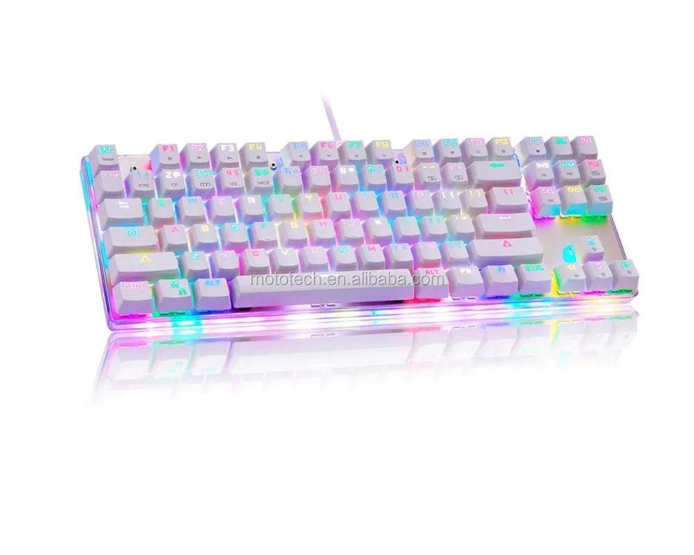 MotoSpeed K87s Colorful Illuminated Backlight Usb Wired Gaming Backlit Keyboard