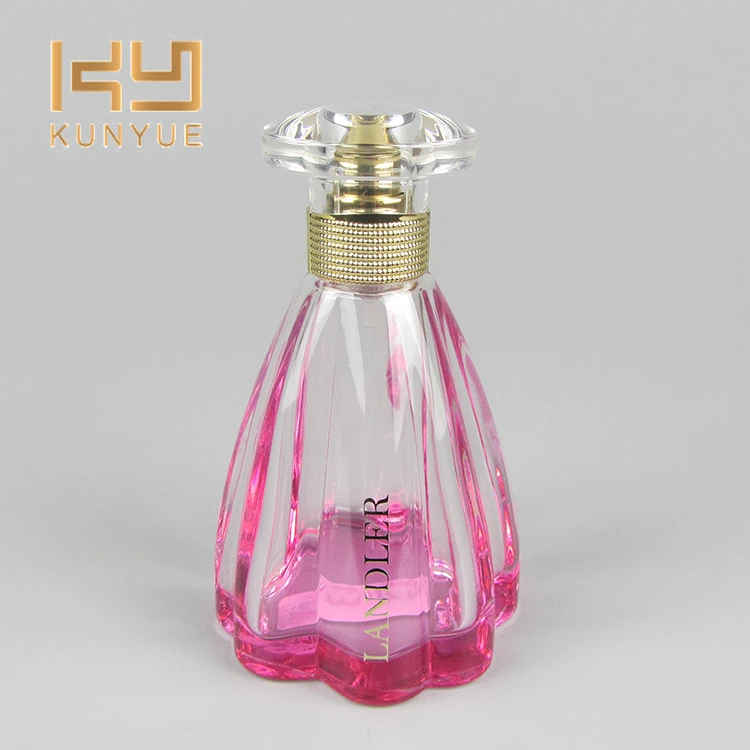 Essential Oil Bottle Transparent 100ml Cosmetic Glass Perfume Bottle with Matte Silver Screw Cap