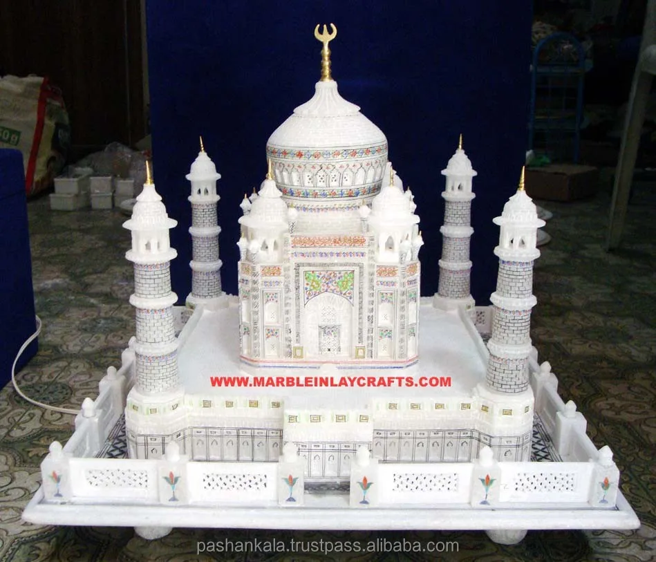 
Handcrafted Beautiful Wonder Seven Taj Mahal Model 