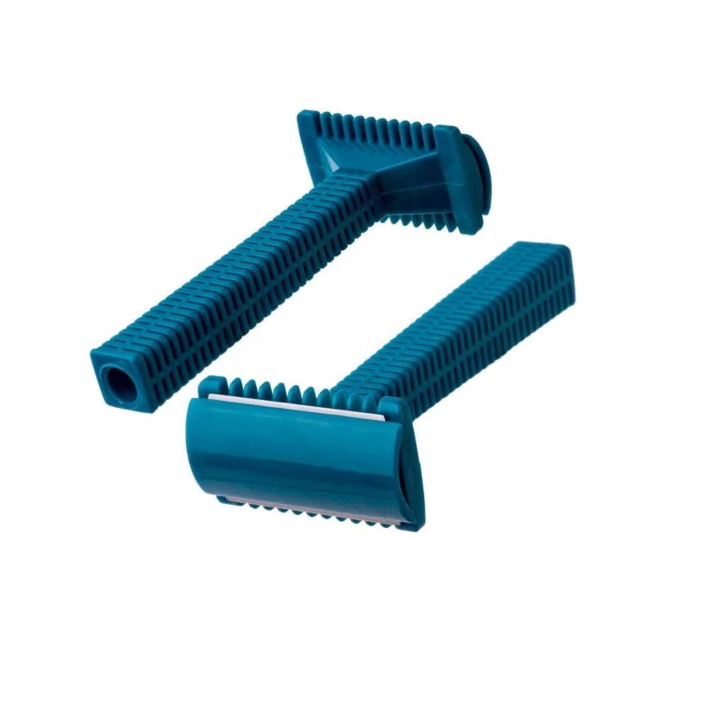 Hotel Hair Removal Cosmetics Daily Use Purple Metal Safety Razor Kinghood Best Double Edge Shaving Razor