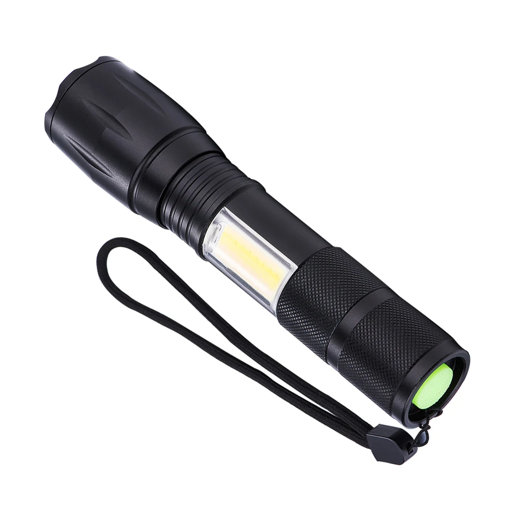 
Tactical Lamp 10w 300lm Adjustable Focus Zoomable Torch Light 3 Modes Handheld Mini LED Flashlight 