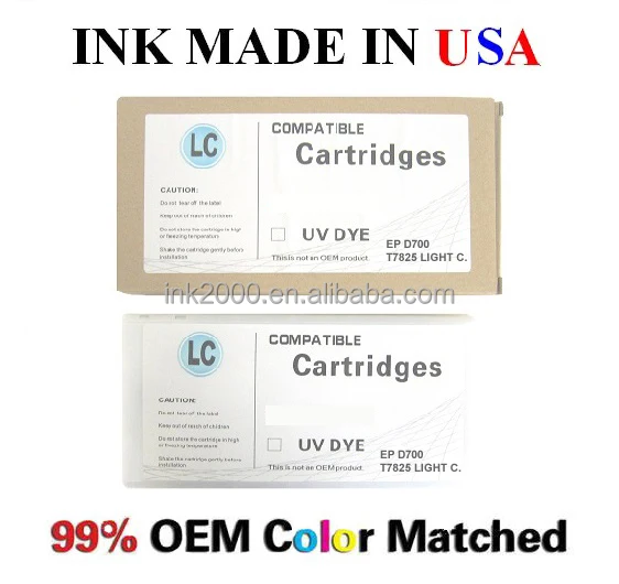 for Epson surelab D700 T7825 light cyan ink cartridge - nanoinkjet