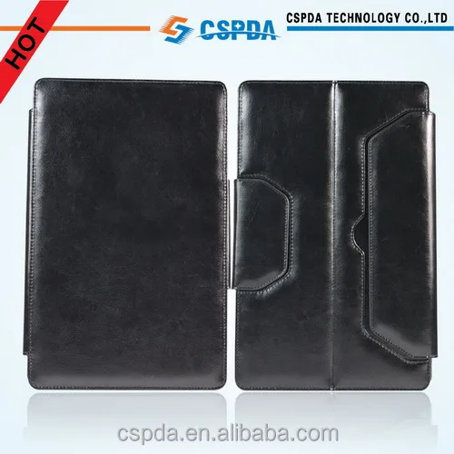 
For Microsoft Surface Pro 3 / Surface Pro PU Leather Folio Keyboard Stand Case | Executive & Premium Leatherette Texture 