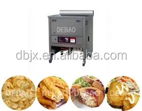 popcorn chicken frying machine small deep frying machine