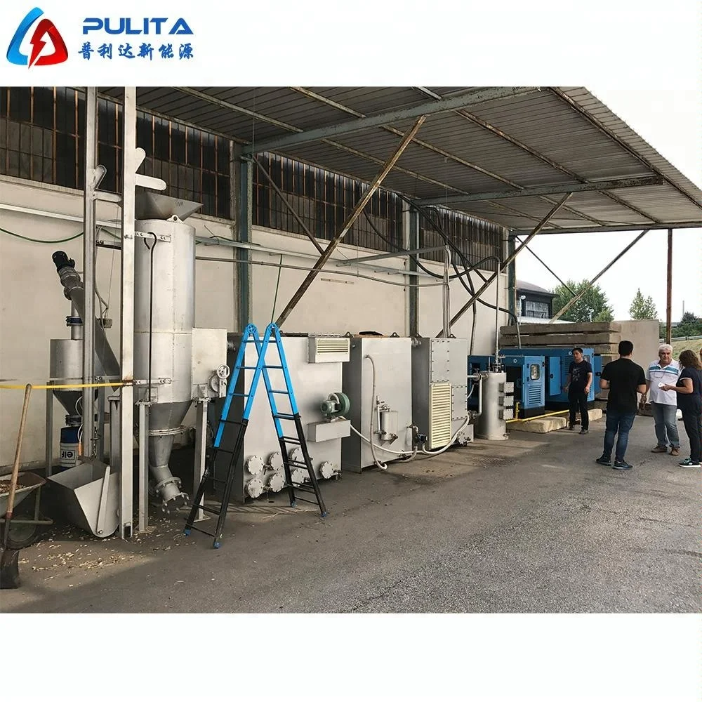 Msw small rice husk waste biomass gasification power plant wood sawdust updraft syngas gasifier stove for power generation