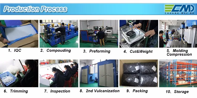 Custom Size Square Round Rubber Silicone Stopper Rubber Feet