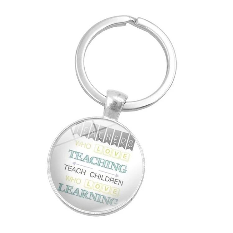 Wholesale Personality Cheap OEM Silver Stainless Steel Custom Printed Keychain With Logo