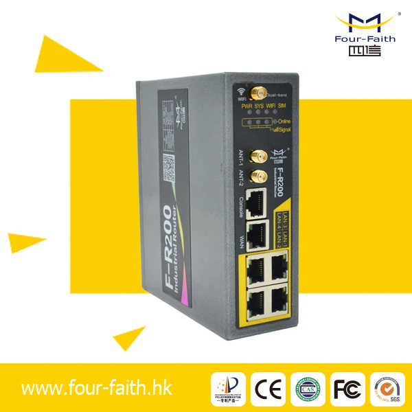 F-R200 Built in 3G Wifi Hotspot ATM Dual Sim 4G LTE Router Modem