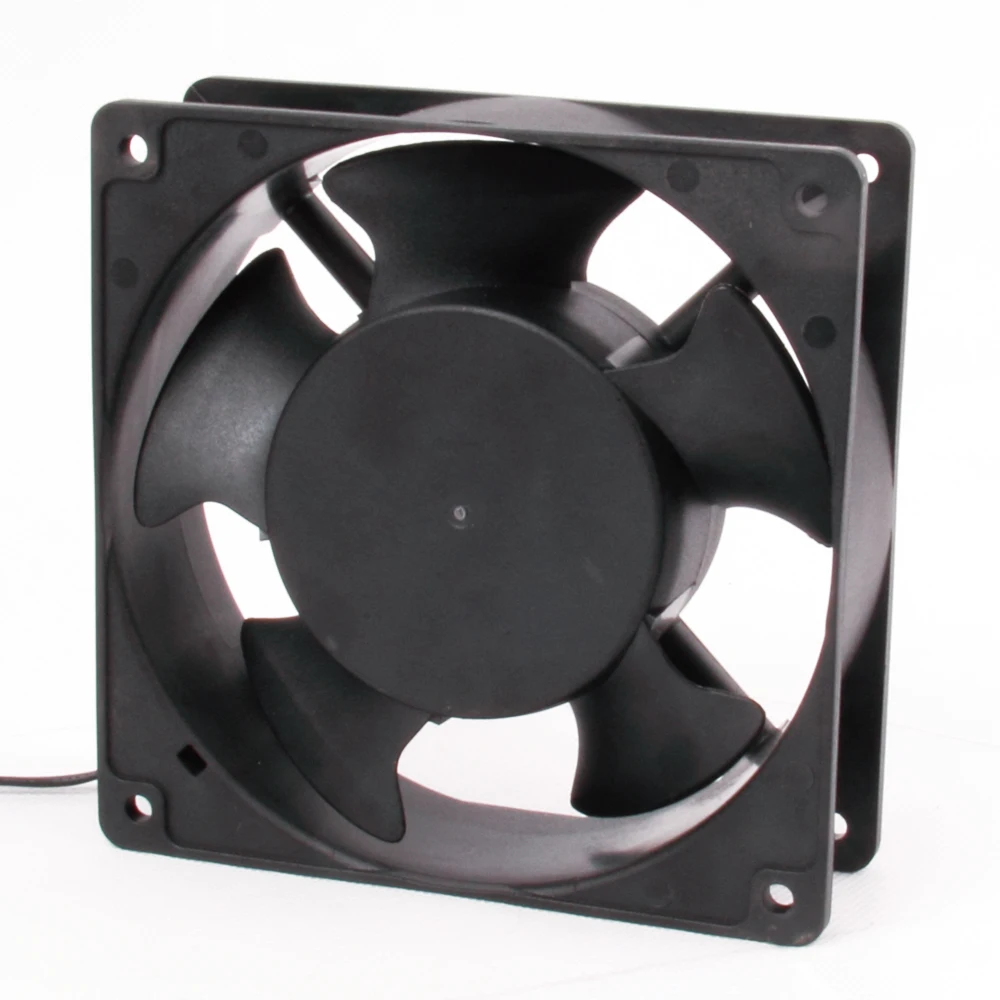 220V EC fan 12038 120mm Pop plastic frame energy saving cooling fan in china