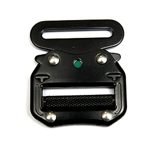 Хороший черный быстросъемный ремень с металлической регулируемой пряжкой с сертификацией