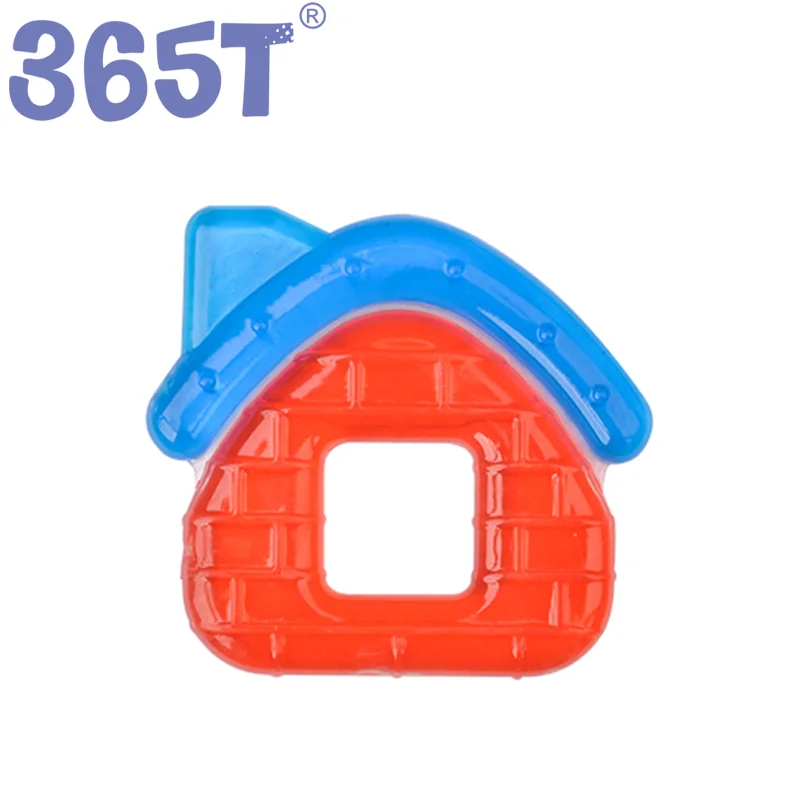 Baby Water Filled Teether 2022 Fruit Funny Shape Silicone Teething Ring Jel Teether