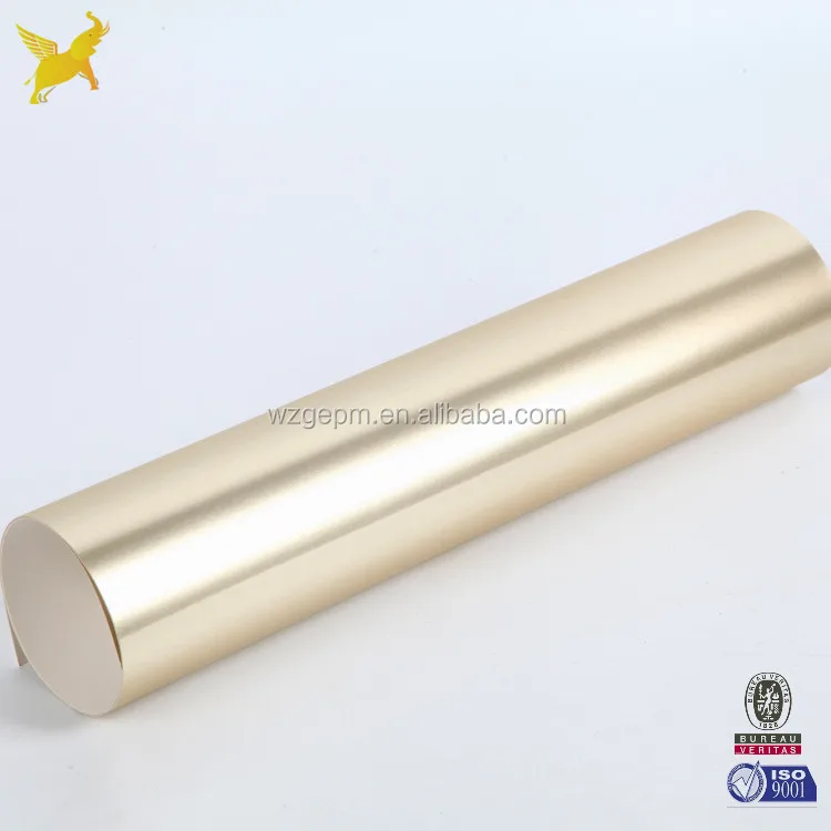 
Gold foil laminated paperboard 