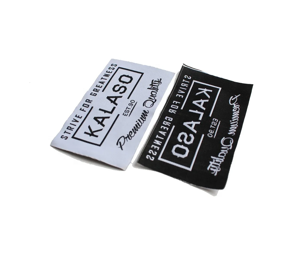 
Индивидуальные тканые этикетки для одежды 