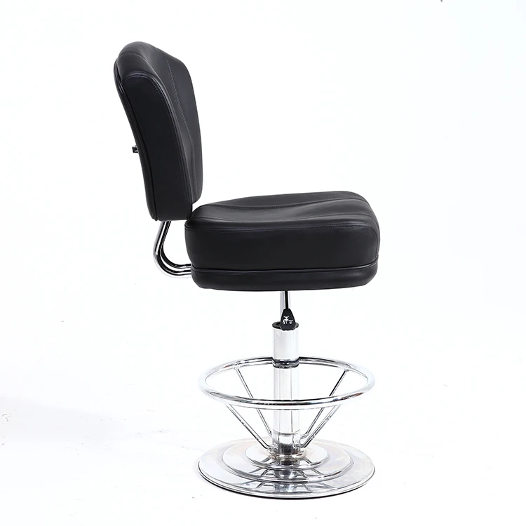 High Quality Contemporary Casino Chairs Red Rotating Casino Machine Chair Genuine Leather Slot Chairs