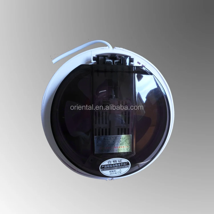 Plastic round bathroom exhaust fan