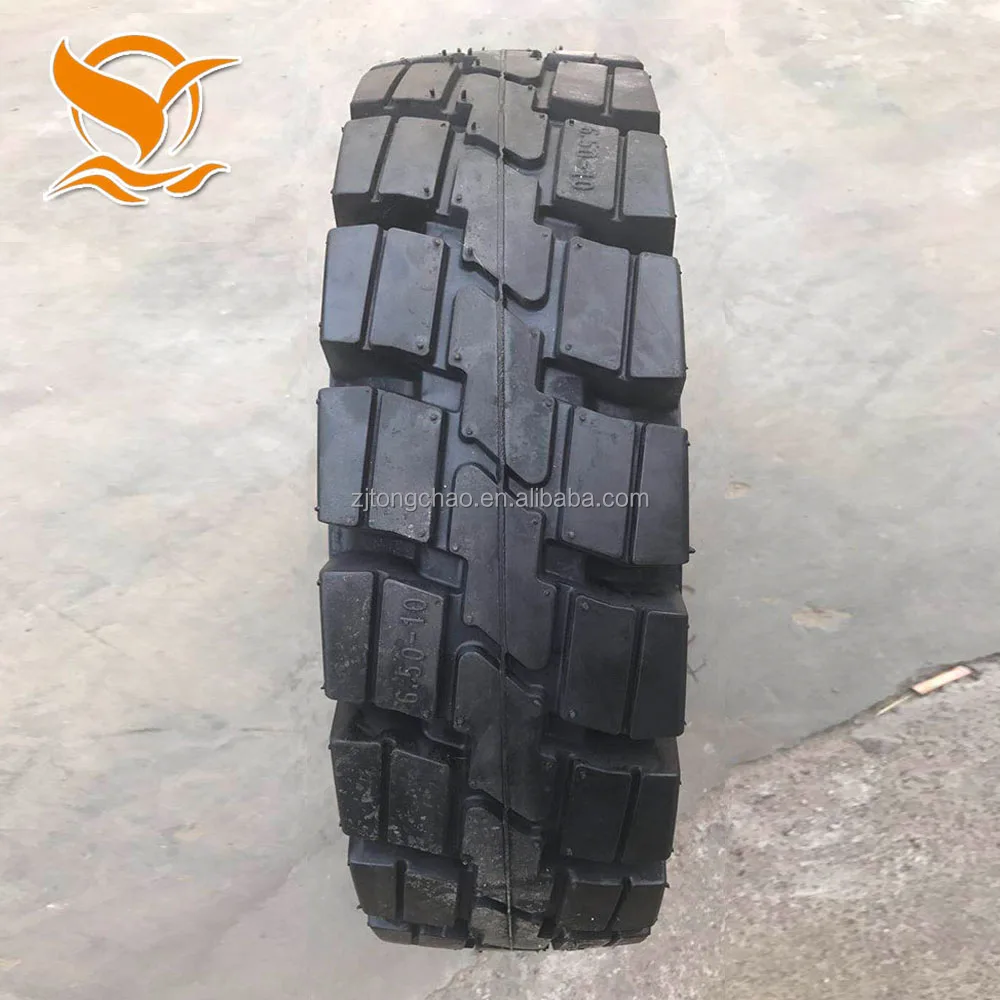 
4.00-8 5.00-8 Korea forklift solid tires trolley tyres for airport 