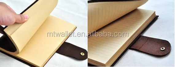 Wholesale A4 A5 A6 vintage real cowhide notebooks leather cover personalized journals make a great gift handmade price