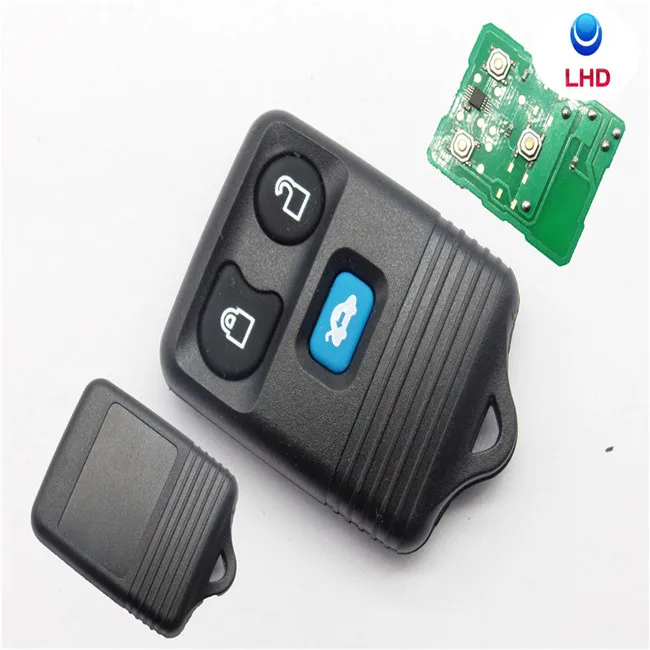 Ford Transit MK6 Connect 2000-2006 Car Key Fob 3 Buttons Remote Car Key Keyless Entry Fob