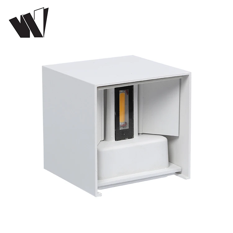 High power waterproof dimmabl bathroom ip65 COB 6w indoor reading mounted wall lamp