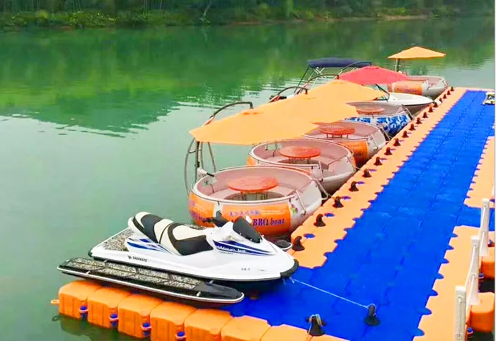 Durable Ocean Pontoon Bridge Floating Dock On Water