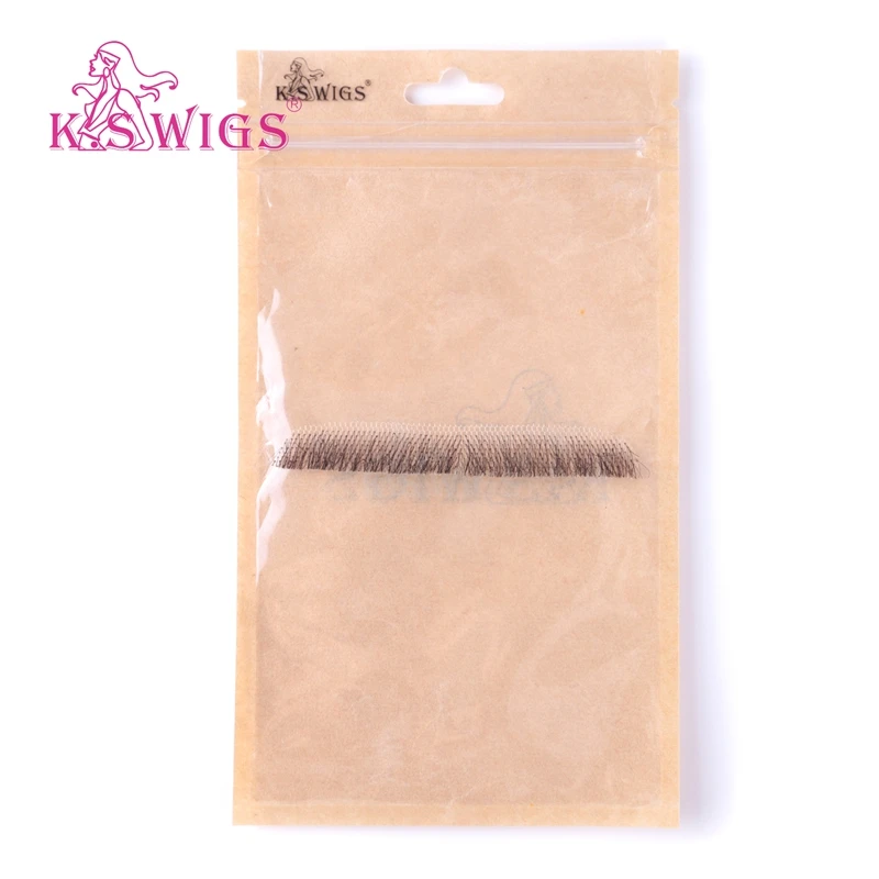 
K.S WIGS 100% Handmade Human Hair False Beard 