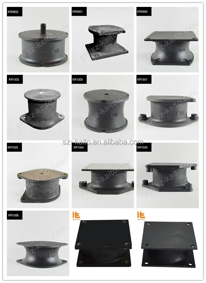 Rubber shock absorber rubber buffer mount for HAMM HD13, HD75 road roller pile driver P/N324353