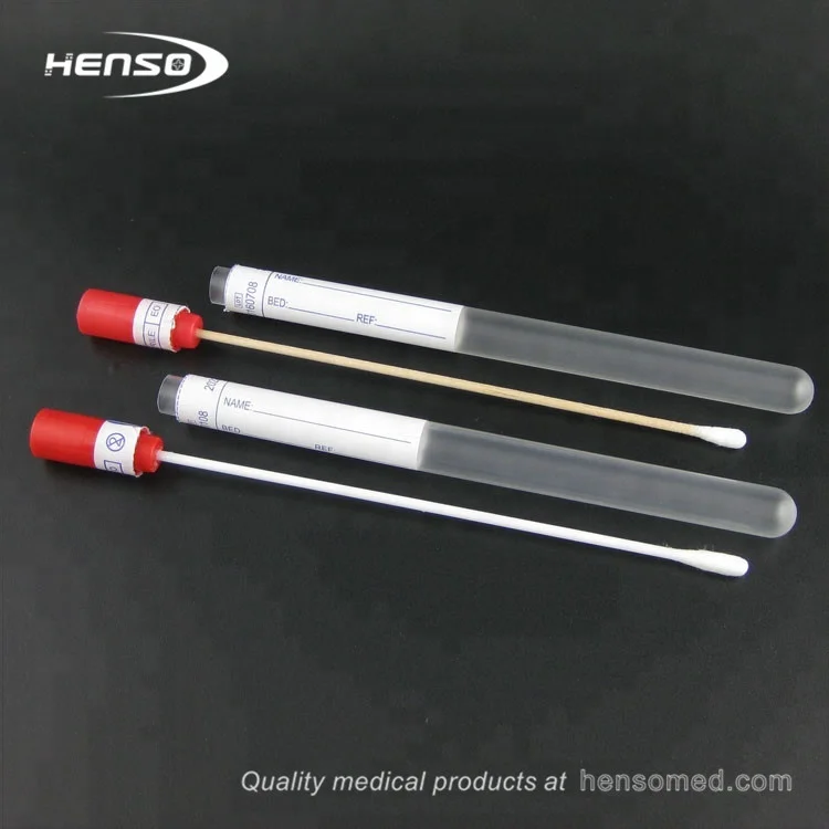
Medical cotton swabs for specimen transport 