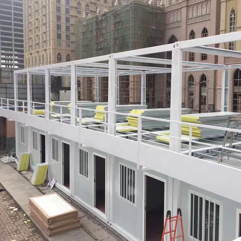 
3 storey modern mobile modular steel frame prefab container house 
