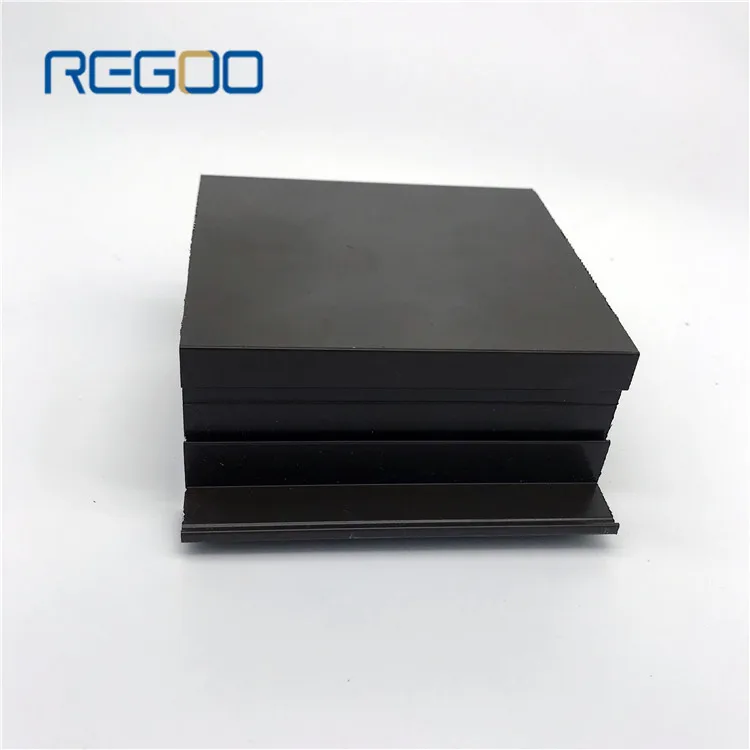 Regoo тонкие стены алюминиевая трубка T-слот для экструзии t слот