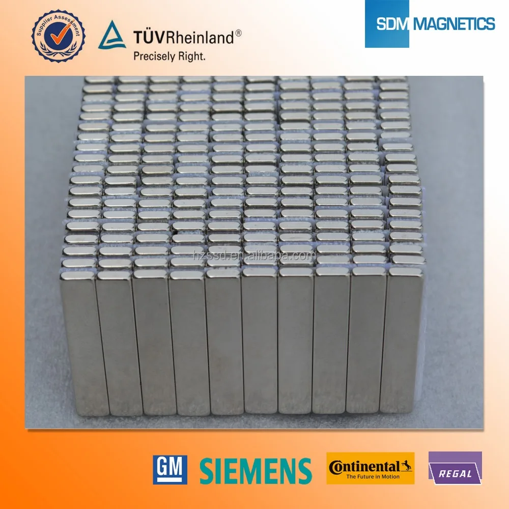 12-летним опытом супер сильный 50x20x10 мм неодимовый магнит