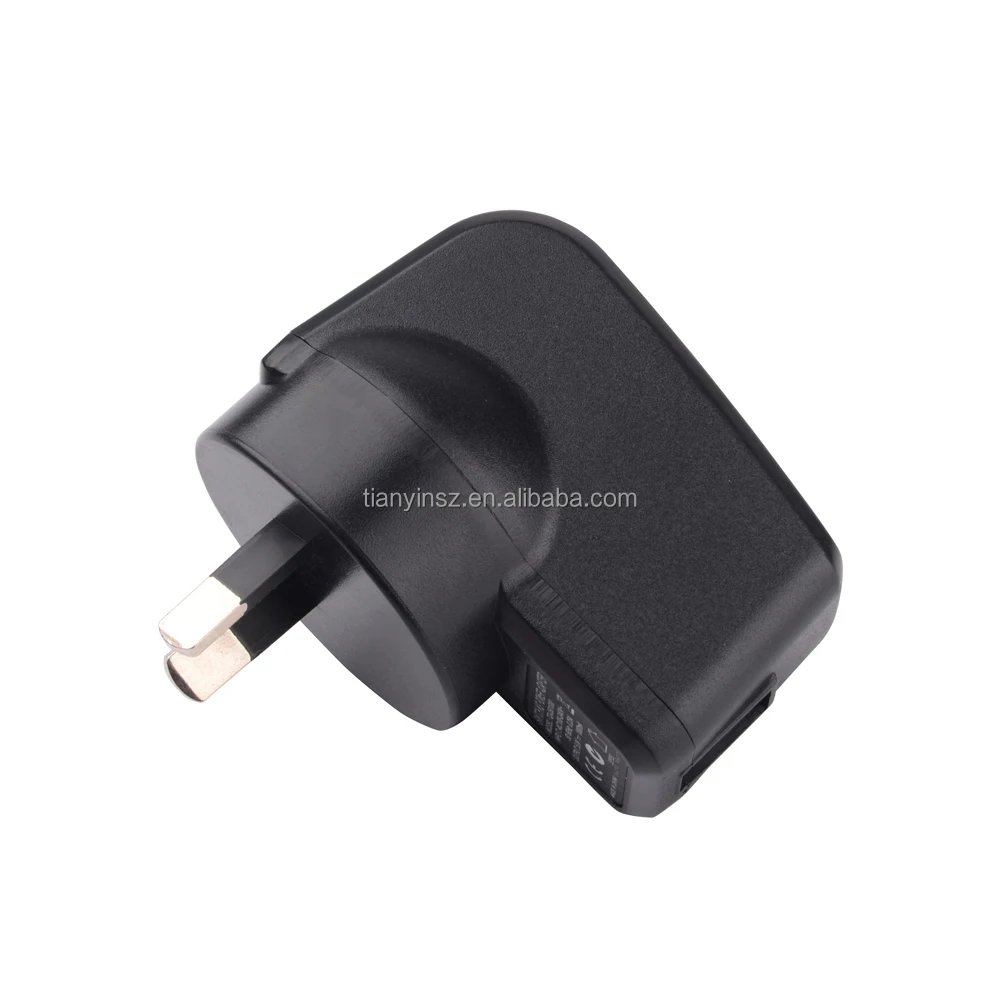 
Efficiency level VI usb charger au plug 5v 0.5a 1a 2a 2.4a with RCM 3 years warranty 