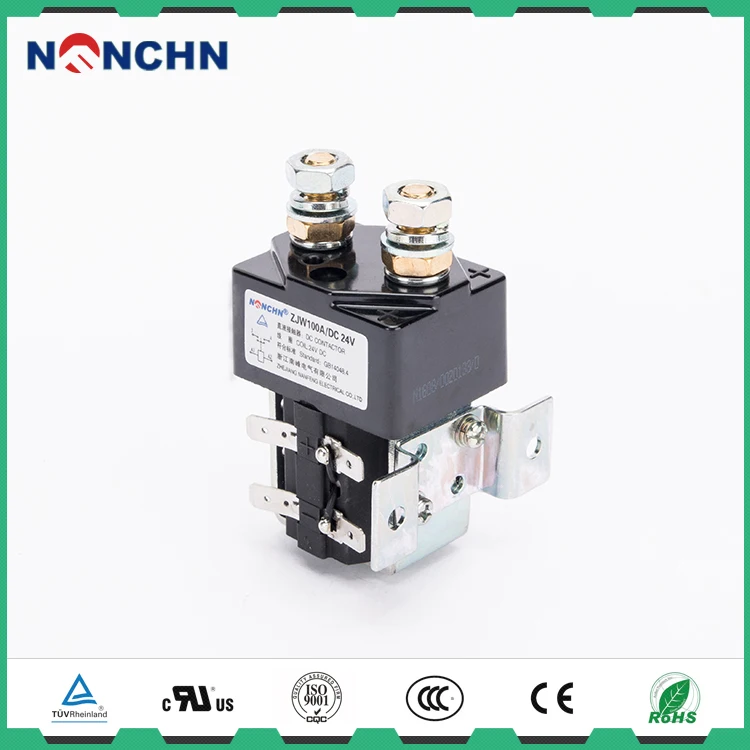 ОТЕЛЬ НАНЬФЭН Последние 1 Фаза Dc Магнитный Контактор 220 В 100А Электрической Системы Управления