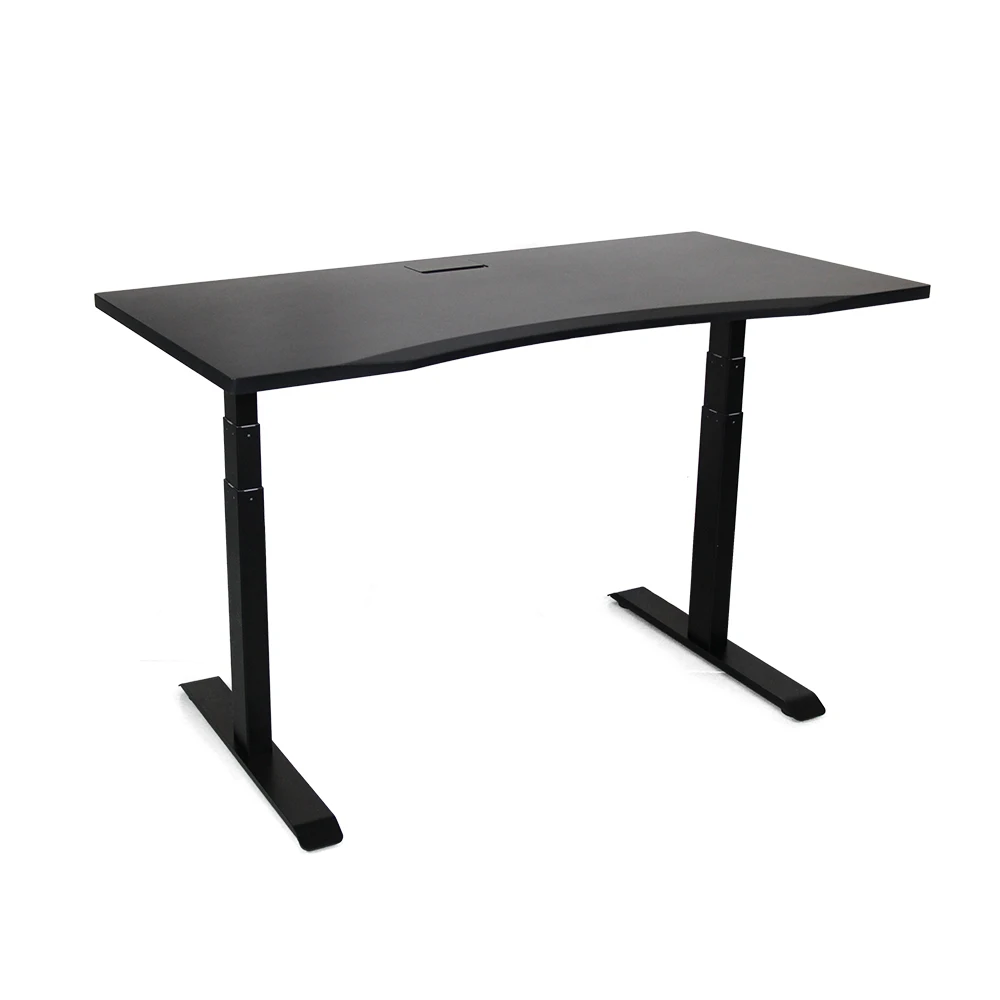 
2018 Dual Motor Electric Column Ergonomic Standing Height Adjustable Professional Sit Stand Gaming Desk 