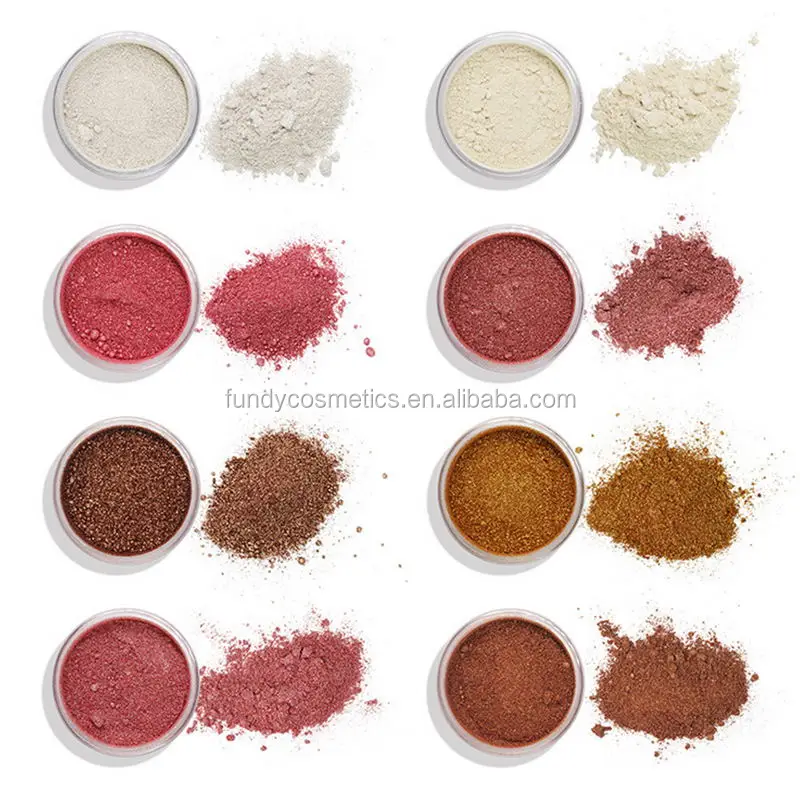 OEM/Private label High pigment  make up highlighter powder waterproof 8 colors mini highlighter