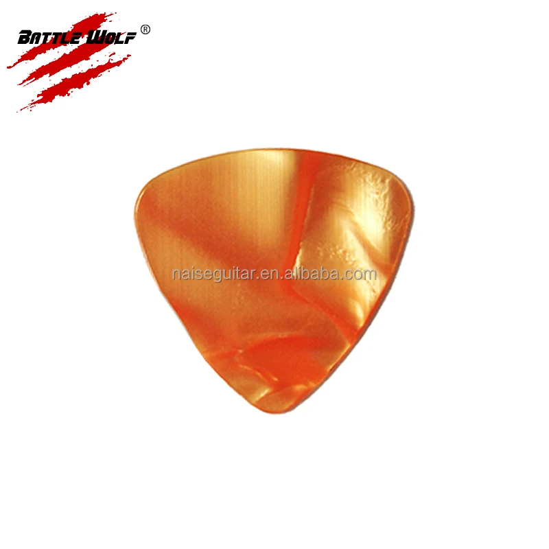 Multiple Color Choices Celluloid Triangle Shaped Guitar Picks