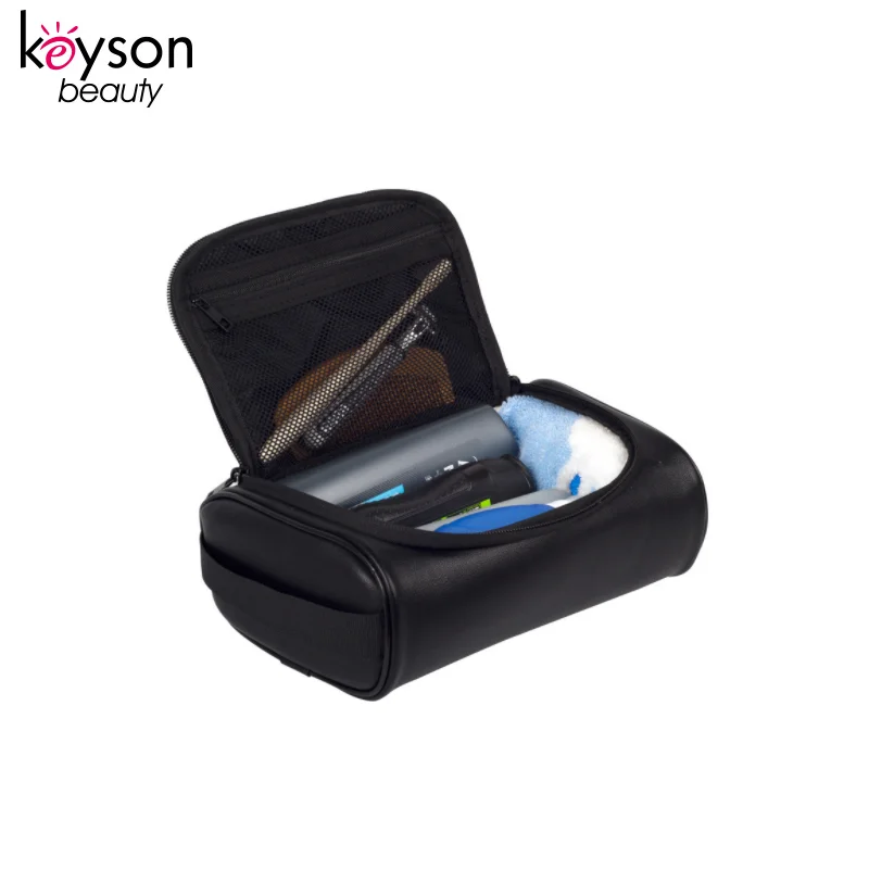 Keyson 2021 Hot Selling PU Leather Mens Toiletries Travel bag