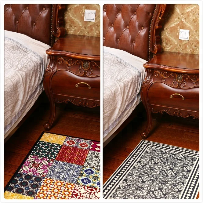 Fashion Design Digital Printed Waterproof Vivid colorful Indoor Mat