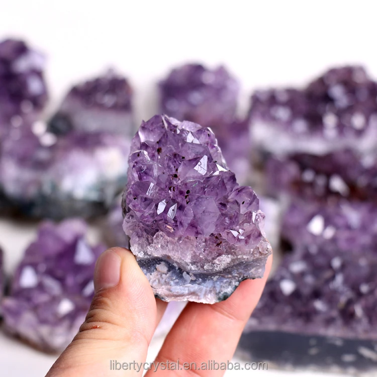 Wholesale Natural Amethyst Geode Crystal Quartz Amethyst Cluster Specimen for sale