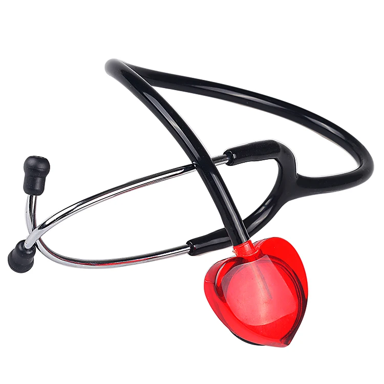 (SW-ST13B)single head stethoscope heart shape acrylic stethoscope
