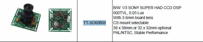 600TVL CCD Модуль