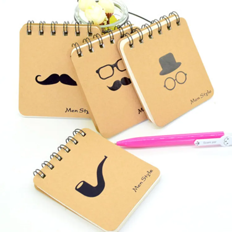 Small size Korean notebook with blank paper spiral notebook