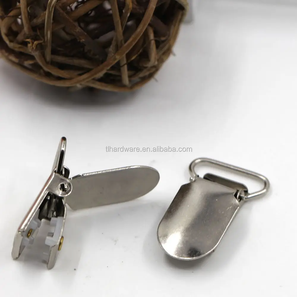 Metal Suspender Paci Pacifier Ribbon Clips In Bulk Price