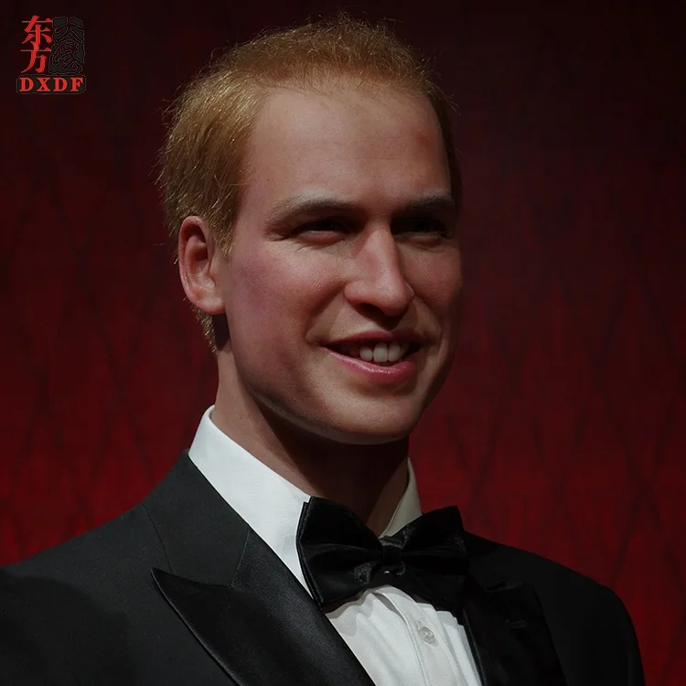 Exhibition Hyper Realistic Life Size British Royal Silicone Wax Figurine