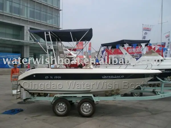 Waterwish Boat QD 18 OPEN FRP Motor Boat for sale