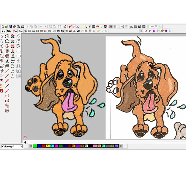 
Cheap High-quality Flag Design Military Patches Embroidery Service Embroidered Digitizing Tape 